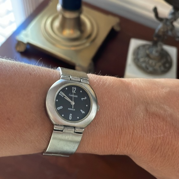 Silver carriage watch - Picture 6 of 9